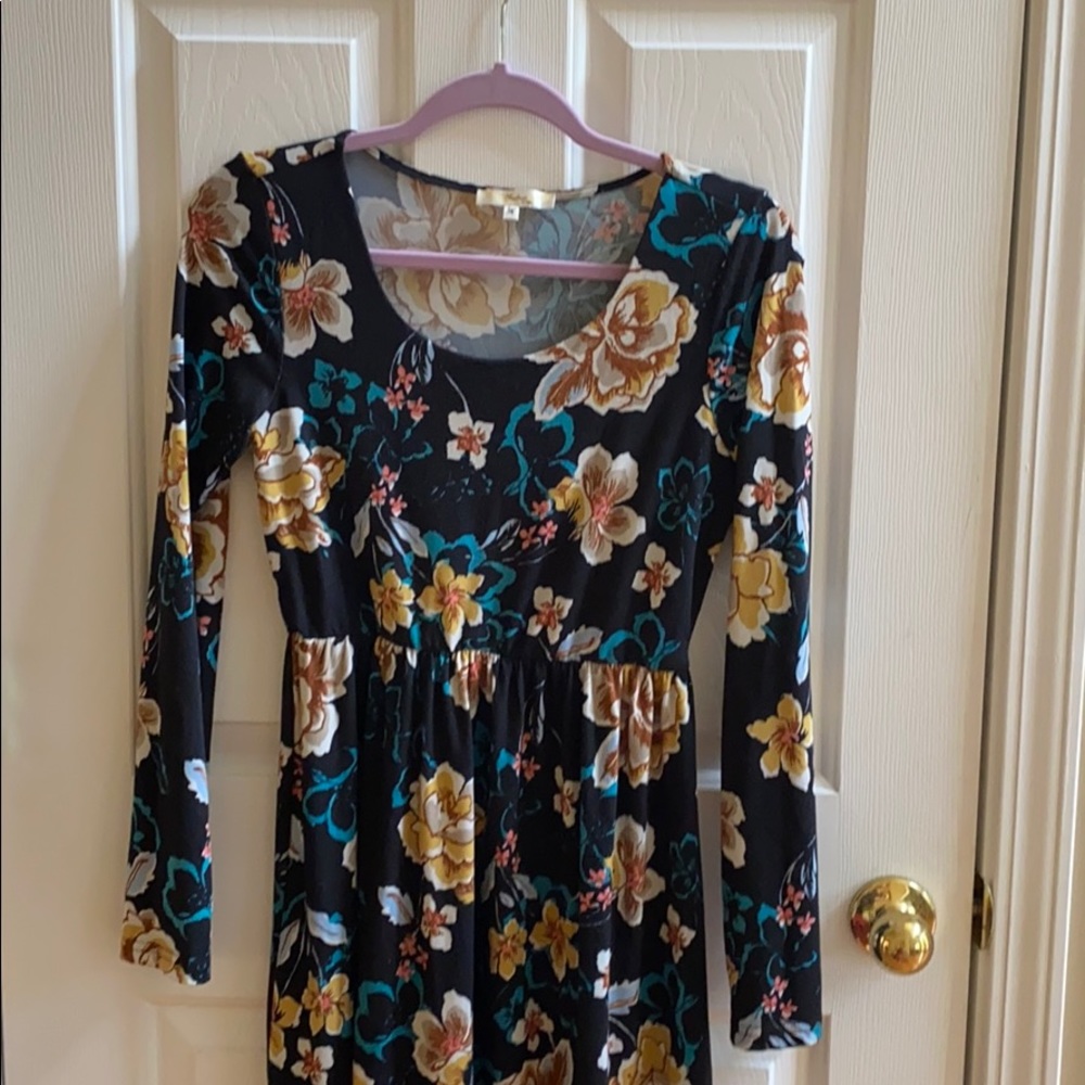 Andree Long sleeve maxi dress
